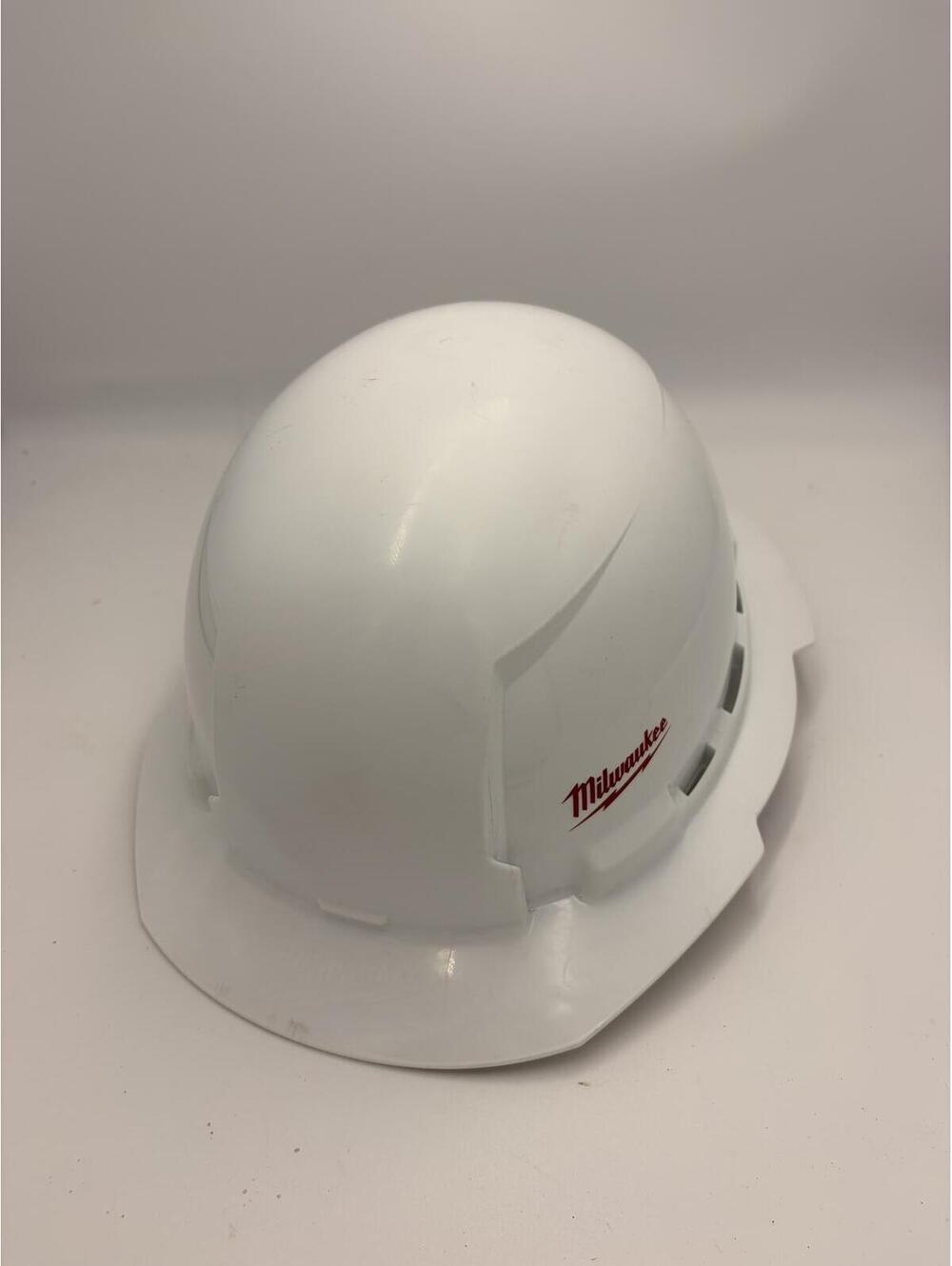 Milwaukee White Construction Hard Hat Safety Helmet